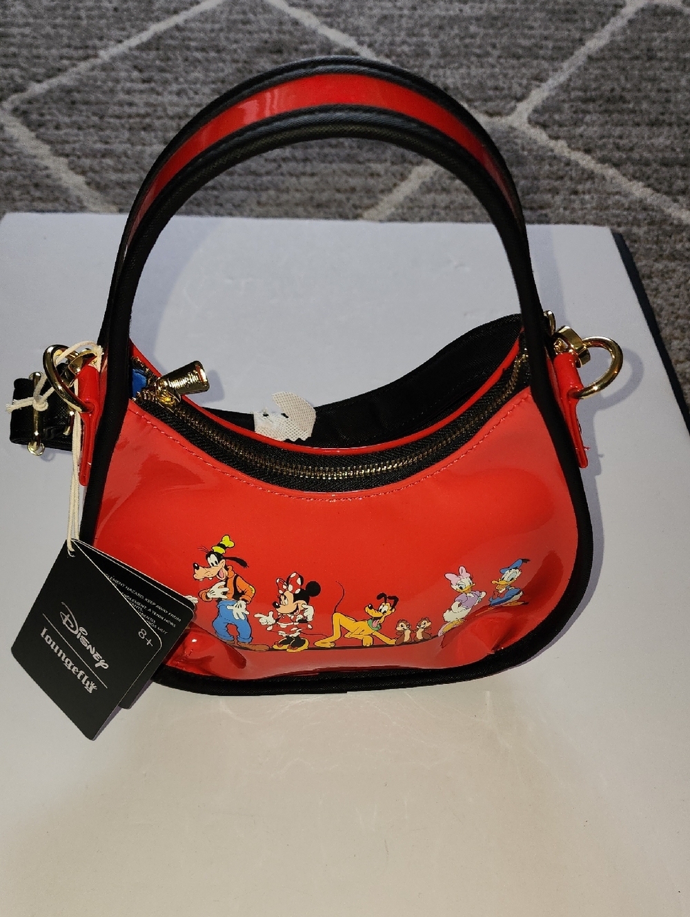 Loungefly Disney Micky Mouse And Friends Crossbody Bag. NWT.